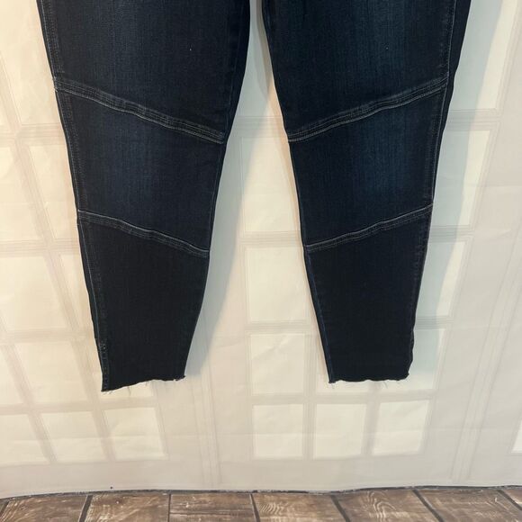 Joe's Jeans Dark Blue Raw Hem Marcie Flawless The Phoenix Ankle Jeans Size 28 - Picture 4 of 12